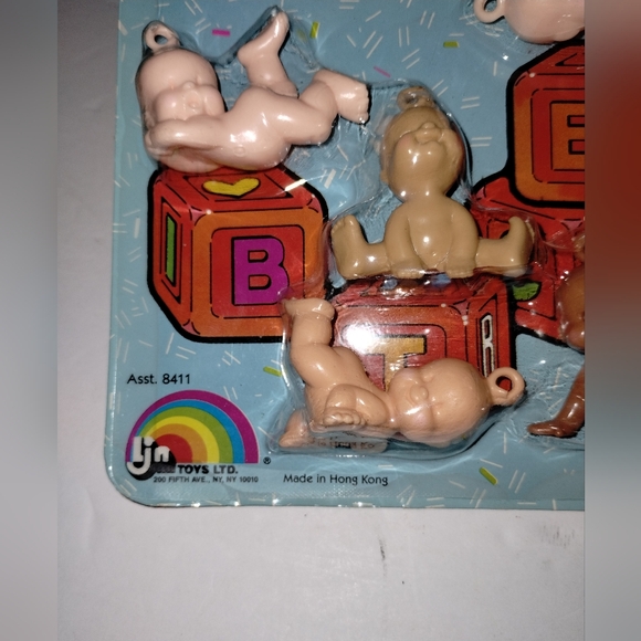 Vintage LJN Oodles Dolls 1 - 6 Coochy Coodles Figures w/Cards & Bracelet NIP - Picture 4 of 8